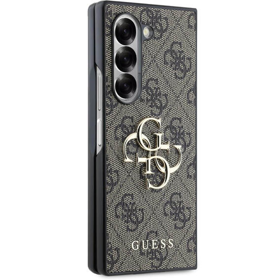 Чехол GUESS до Samsung Galaxy Z Fold6, 4G Big Metal Logo, коричневый