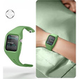 Ремень + чехол Suritch для Apple Watch 4/5/6/7/8/SE 44/45mm, зелёная