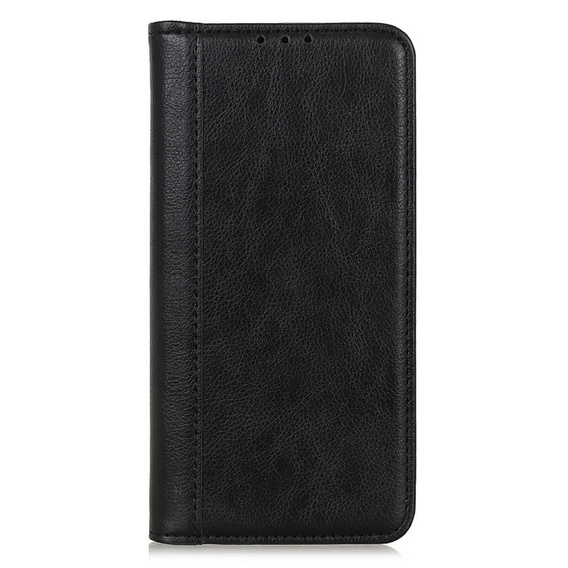 Чехол до Samsung Galaxy A26, Wallet Litchi Leather, чёрный