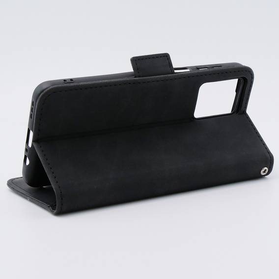Футляр з клапаном для Motorola Moto G54 5G, Card Slot, чорний