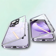 Чохол для Oppo Reno 13, Magnetic Dual Glass, рожевий