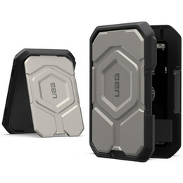 Гаманець для iPhone MagSafe від Urban Armor Gear, сріблястий