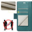 CASE фліп-чохол для Samsung Galaxy A54 5G, Litchi Wallet, зелений