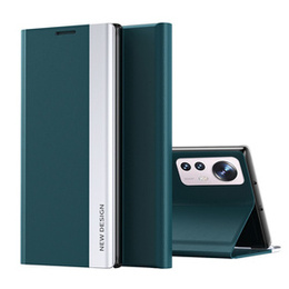 Откидной чехол для Xiaomi 12 / 12X, Side Magnetic, зелёный