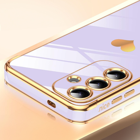 Чoхол до Samsung Galaxy S25 FE, Electro heart, фіолетовий