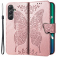 Чохол-книжка для Samsung Galaxy A54 5G, Butterfly, рожевий rose gold
