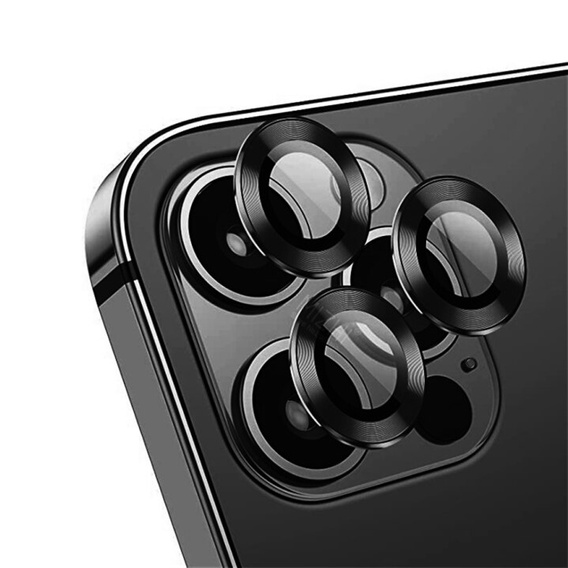 Защитное стекло на камеру до iPhone 13 Pro / 13 Pro Max, Black