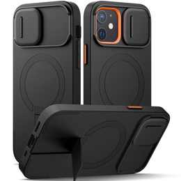 Чехол для iPhone 12 / 12 Pro, Suritch Shockproof, для MagSafe, чёрный