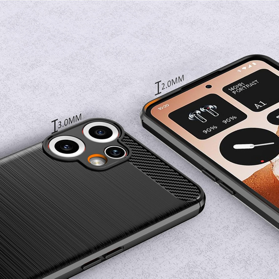 Чoхол до CMF Nothing Phone 2 Pro, Carbon, чорний