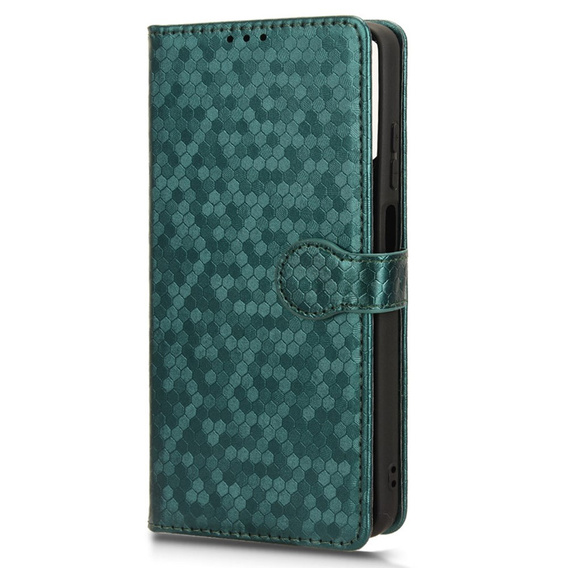 Чохол-фліп для Motorola Moto G24 / G24 Power / G04, Wallet Rhombus, зелений
