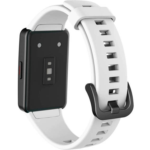 Силиконовый ремешок для Huawei Band 6 / Honor Band 6, White