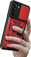 Чохол NOX Camera Slide Realme C71, CamShield Slide, червоний
