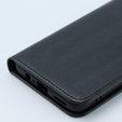 Откидной чехол для Motorola Moto G54 5G, Crazy Horse Wallet, чёрный