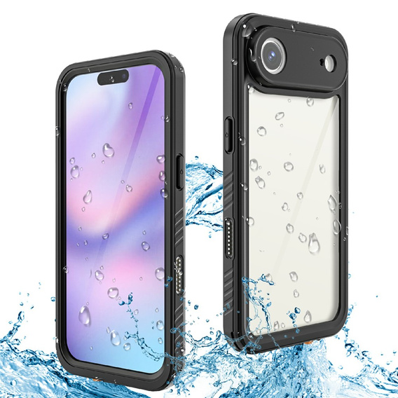 Чехол для iPhone Air, IP68 водонепроницаемый Redpepper, черный