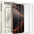 Захисне скло ERBORD 9H Hard Glass для iPhone 17 Pro / 17 / 16 Pro – набір 2 шт.