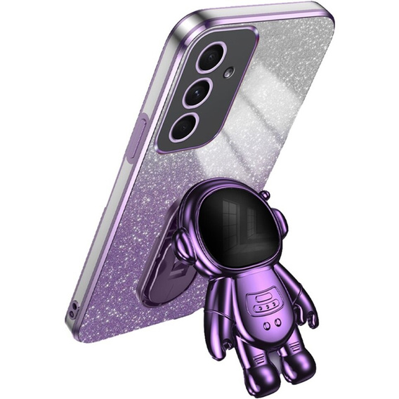 Чохол для Samsung Galaxy A55 5G, Glitter Astronaut, фіолетовий