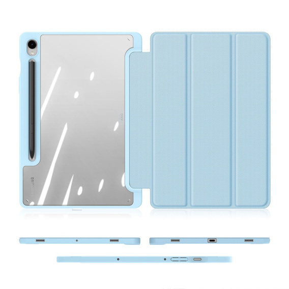 Чехол для Samsung Galaxy Tab S10 Lite / S10 FE / S9 FE, Dux Ducis TOBY, синий
