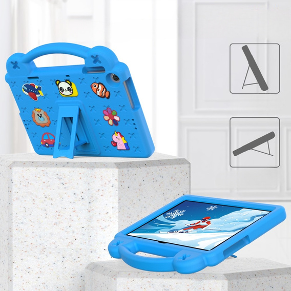 Детский чехол для Lenovo Tab M10 10.1 Gen 3 TB-328FU/TB-328XU, Cute Patterns, с подставкой, синий