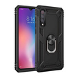 Бронированный Чехол до Samsung Galaxy A50 / A30s, Nox Case Ring, чёрный