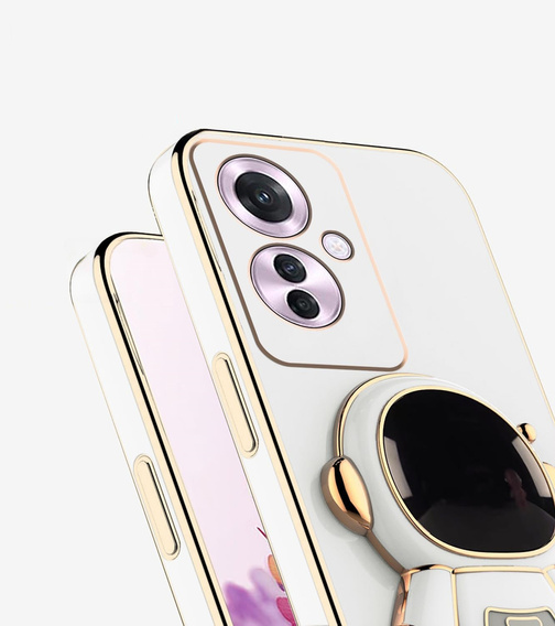 Чехол до Oppo Reno 11F 5G, Astronaut, белый