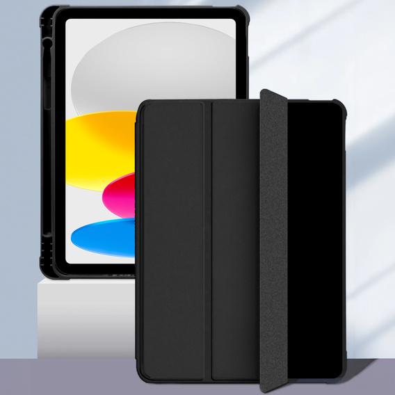 Чохол для iPad 10.9 2022 10 Gen, Smart Pencil, зі слотом для стилуса, чорний