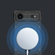 Чехол для iPhone Air, для MagSafe, бронированный с подставкой, черный