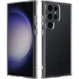 Чехол до Samsung Galaxy S24 Ultra, Fusion Hybrid, прозрачный