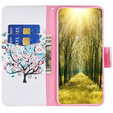 Чохол-книжка для Xiaomi Redmi Note 12 4G, Wallet, colorful tree , білий