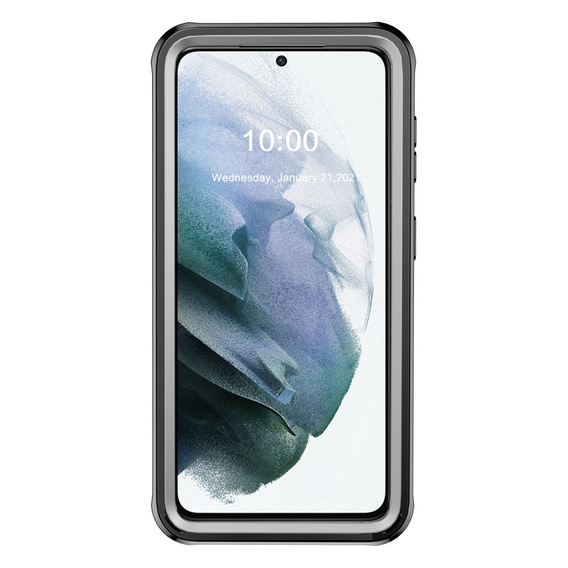 Чехол для Samsung Galaxy S21, полный корпус, черный