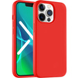 Чехол ERBORD до iPhone 13 Pro Max, Silicone, Red