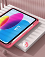 Чехол для iPad 11" 2025 A16 (11 gen.) / iPad 10.9" 2022 (10 gen.), Smartcase Hybrid, с местом для стилуса, розовый