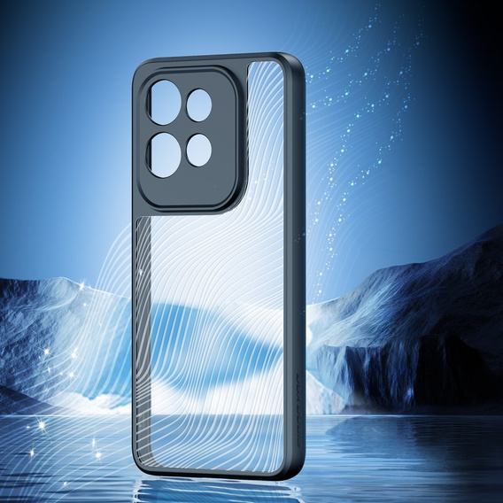 Чехол DuxDucis для Motorola Edge 50 Neo / Motorola ThinkPhone 25, Aimo case, прозрачный / черный