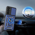 Чехол NOX Camera Slide Samsung Galaxy S25 FE, CamShield Slide, синий