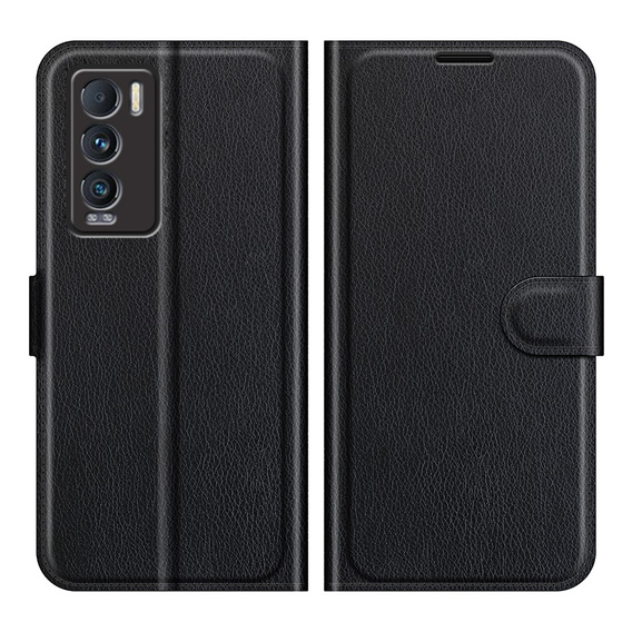 Шкіряний чохол Wallet PU Leather для Realme GT Explorer Master, Black