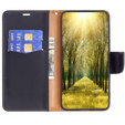 Откидной чехол для Samsung Galaxy A05s, Wallet Litchi Leather, синий