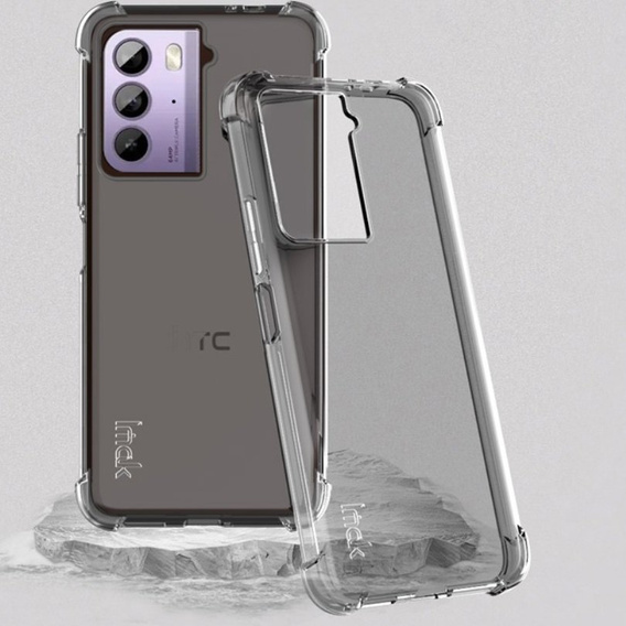 Чoхол IMAK до HTC U23 / U23 Pro, Dropproof, прозорий / чорний