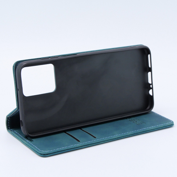 Чехол для Motorola Moto G13/ G23 4G, ERBORD Vintage, бумажник с клапаном, синий