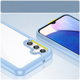 Чoхол до Samsung Galaxy A14 4G/5G, Fusion Hybrid, прозорий / синій