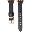 Кожаный ремешок для часов 1/2/3/4/5/6/7/8/SE 38/40/41mm, Black