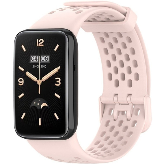 Силиконовый ремешок для Xiaomi Mi Band 7 Pro, Pink