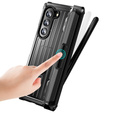 Чохол для Samsung Galaxy Z Fold5 5G, Kickstand, з підставкою та захистом екрану, чорний