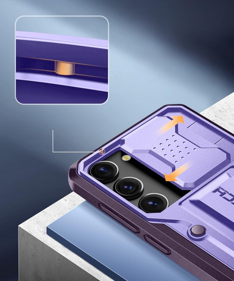 Чохол для Samsung Galaxy S23, Tongate MECH Series, фіолетовий