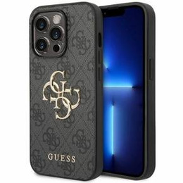 Чехол GUESS до iPhone 15 Pro Max, 4G Big Metal Logo, серый