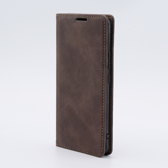 Чехол для Xiaomi 13 lite, ERBORD Vintage, бумажник с клапаном, кофе