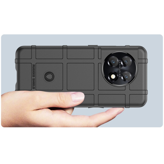 Чехол до OnePlus 11 5G, Rugged Shield, чёрный