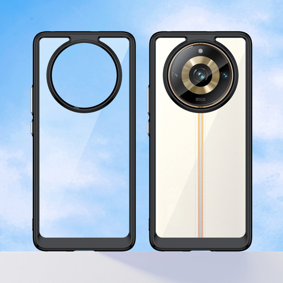 Чoхол до Realme 11 Pro 5G / 11 Pro+ 5G, Fusion Hybrid, прозорий / чорний