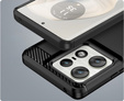 Чехол до Motorola Edge 50 Pro, Carbon, чёрный