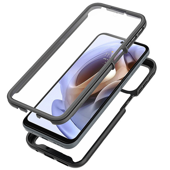 Чoхол Shockproof до Motorola Moto G31/G41, із захисним екраном, м'яти