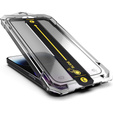 2x Скло захисне загартоване для iPhone 15 Pro Max, ERBORD Easy App Full Screen Protector