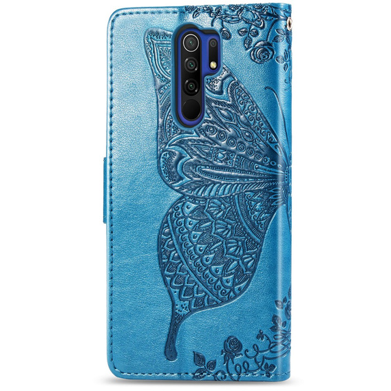Чохол-книжка для Xiaomi Redmi 9, Butterfly, м'яти